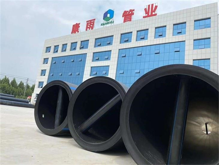 Suv loyihasi uchun 710 mm PE100 HDPE trubkasi